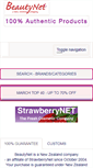 Mobile Screenshot of beautynet.co.nz